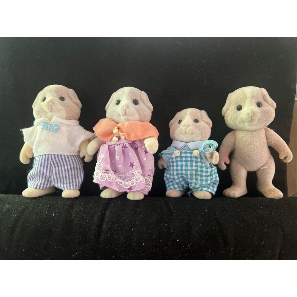 Sylvanian Families Guinea Pig Family Of 4 Figures Calico Critters